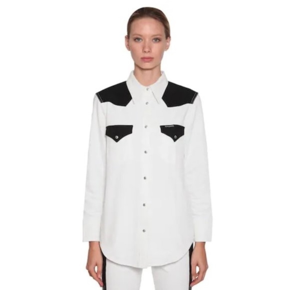 Calvin Klein Jeans Cotton Western Shirt - Picture 3 of 12